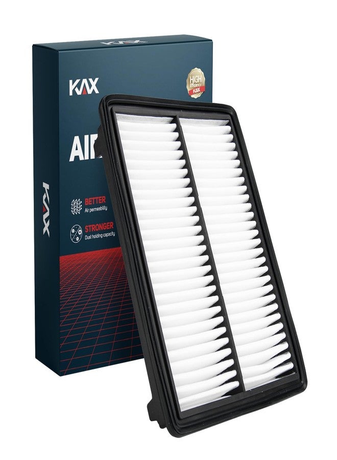 KAX فلتر هواء محرك KAX، CA10468، بديل لهوندا أكورد 3.5 لتر V6 موديلات 2008-2012، كروس تور موديلات 2012-2015، أكورد كروس تور موديلات 2010-2011، أكورا TL 3.5 لتر/3.7 لتر V6 موديلات 2009-2014، تسارع مُحسّن - Image 1