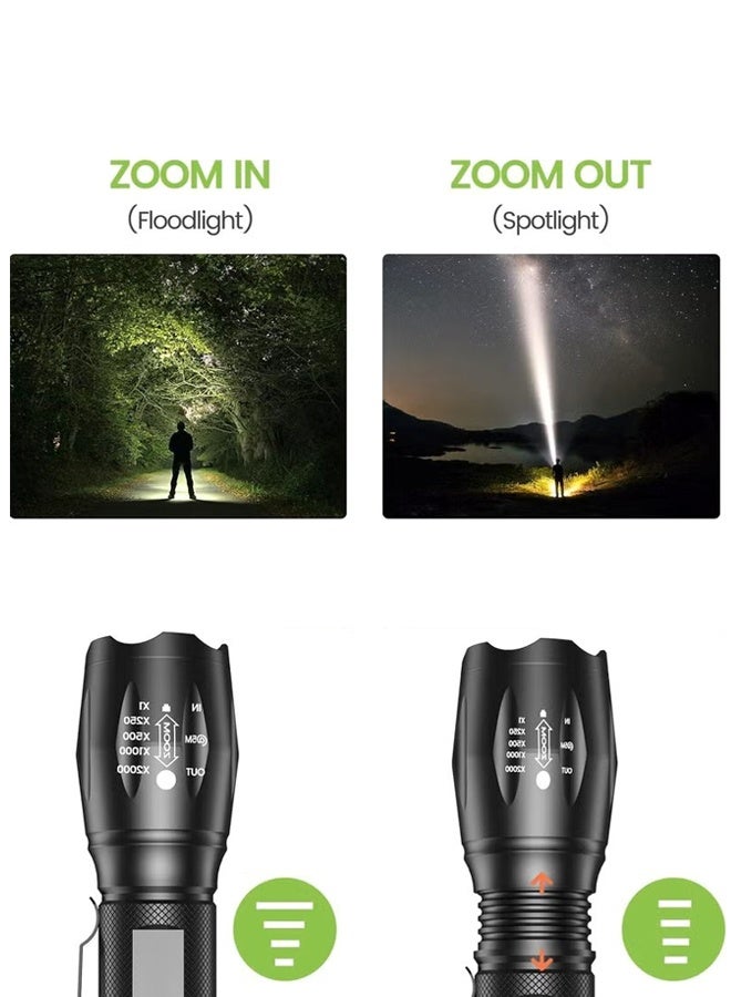 Flashlight UV and White Light 2 In 1 Flashlight LED Dual Color Waterproof Flashlight - Image 3