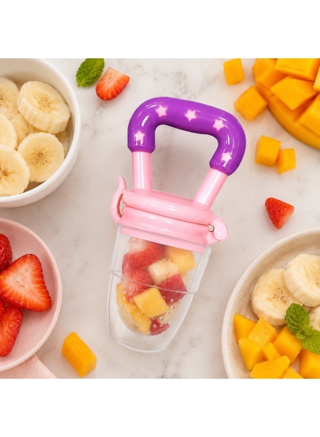 vsell24 1 pc Baby Fresh Fruit and Vegetable Food Feeder Bottle Green Silicone Infant Feeding Pacifier Nibbler for Fruits Vegetables Purees and Teething Relief - Image 1