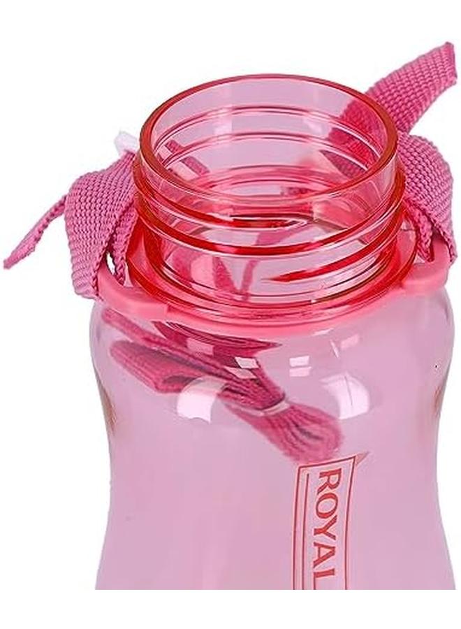 Royalford Rf7581Pn 500 Ml Water Bottle Kids Water Bottle Toddler Water Bottle With Bendy Straw Portable With Hanging Loop Flip Top Spill Free Baby Sippy  - Image 3