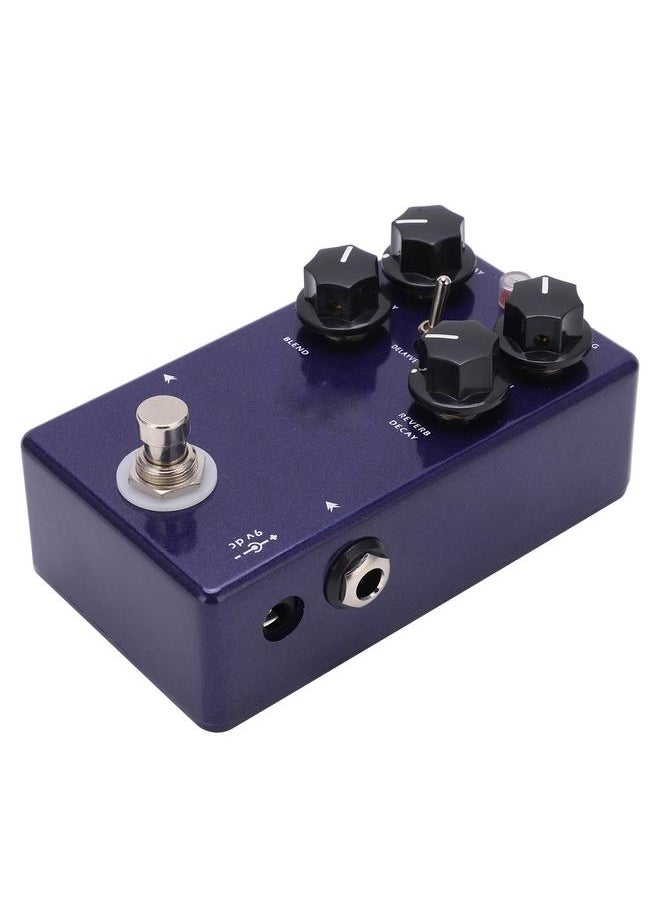 Guitar Effect Pedal Sky Reverb Delay 2 in 1 Adjustable Digital Instrument Accessory