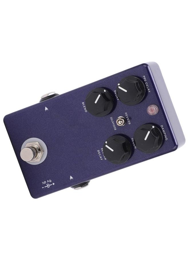 Guitar Effect Pedal Sky Reverb Delay 2 in 1 Adjustable Digital Instrument Accessory