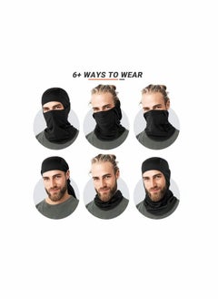 Excefore Cycling Face Mask Motorcycle Cycling Ski Mask UV Protection Helmet Liner Windproof Outdoor Headwear Men Women Sunscreen Dustproof Comfortable Skin-Friendly and Breathable  - Image 4