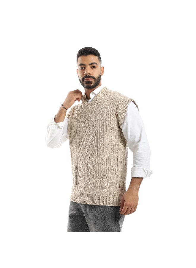 سيزار فيست صوف رجالي برقبة علي شكل سبعة - Image 2