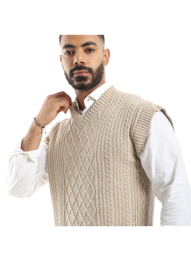 سيزار فيست صوف رجالي برقبة علي شكل سبعة - Image 5