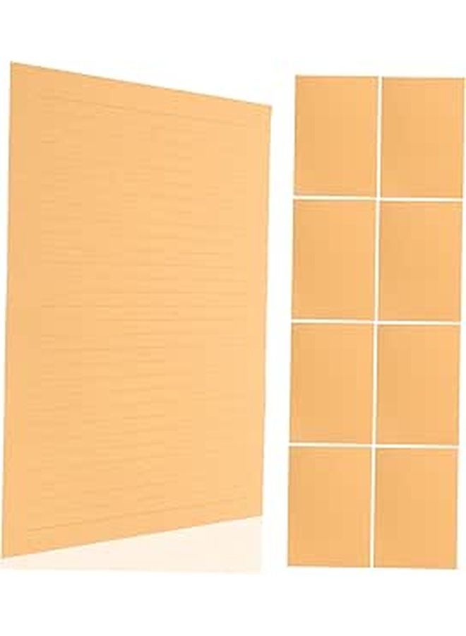 Vintage Kraft Letter Writing Paper 50 Sheets Stationery Parchment Style - Image 1