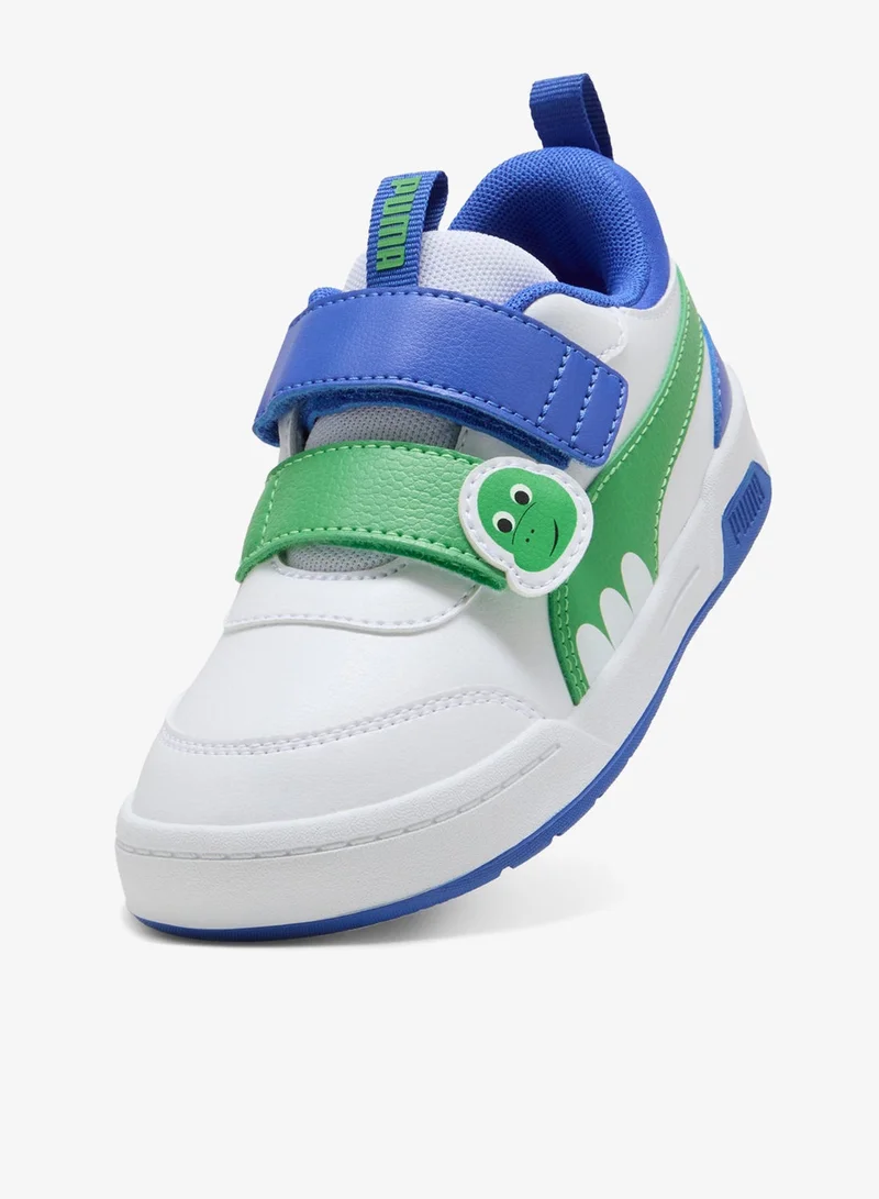 Puma White Kids' Multiflex 2 Dino Easy On Shoes  | Best Price UAE