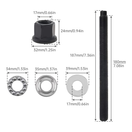 ePathChina 551141 Alloy Steel Harmonic Balancer Installer Fit for GM LS LT 1997-2023 Engines, Black Crank Pulley Install Tool - Image 2