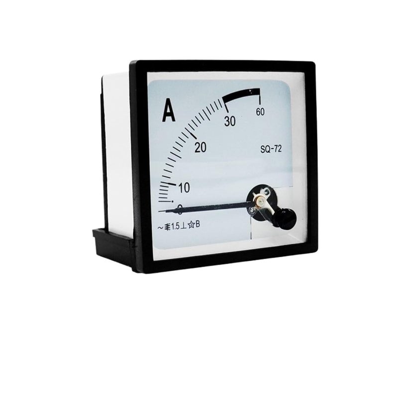 10A مقياس التيار التناظري المربع لوحة القياس SQ72 A 72x72mm تيار متردد 5A 20A 30A - Image 2
