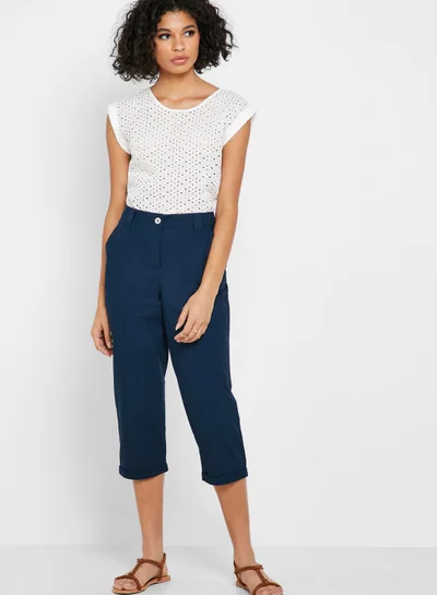 DOROTHY PERKINS Roll Hem Cropped Pants
