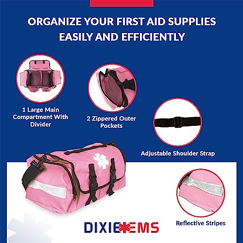 Dixie Ems Dixigear First Responder On Call Trauma Bag W/Reflectors (Pink) - Image 4