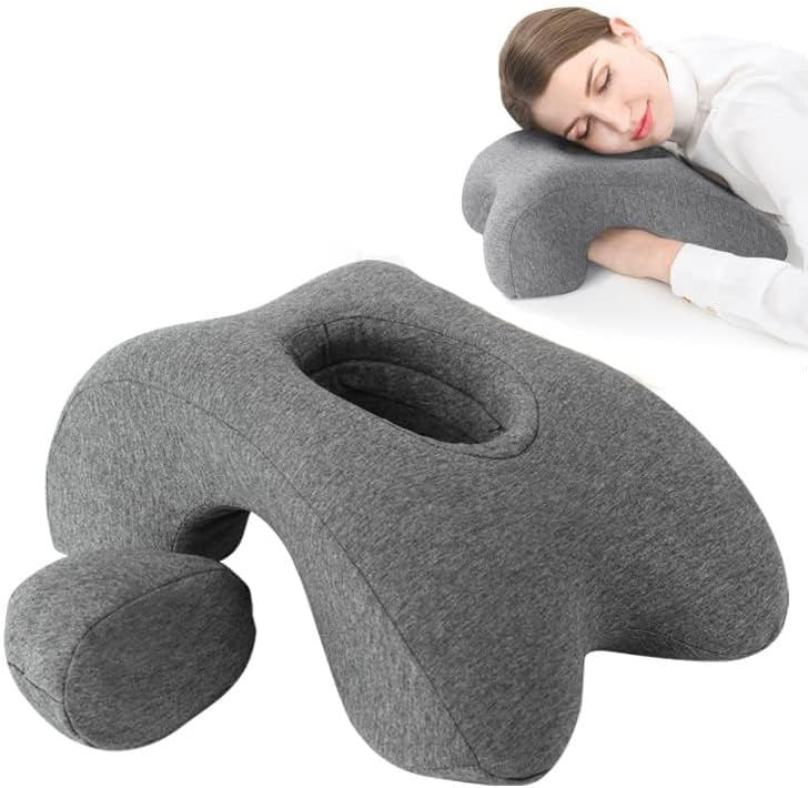 Fcare Memory Foam Desk Pillow for Napping and Travel - Comfortable Wedge Design - Image 2