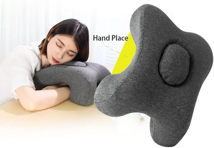 Fcare Memory Foam Desk Pillow for Napping and Travel - Comfortable Wedge Design - Image 3