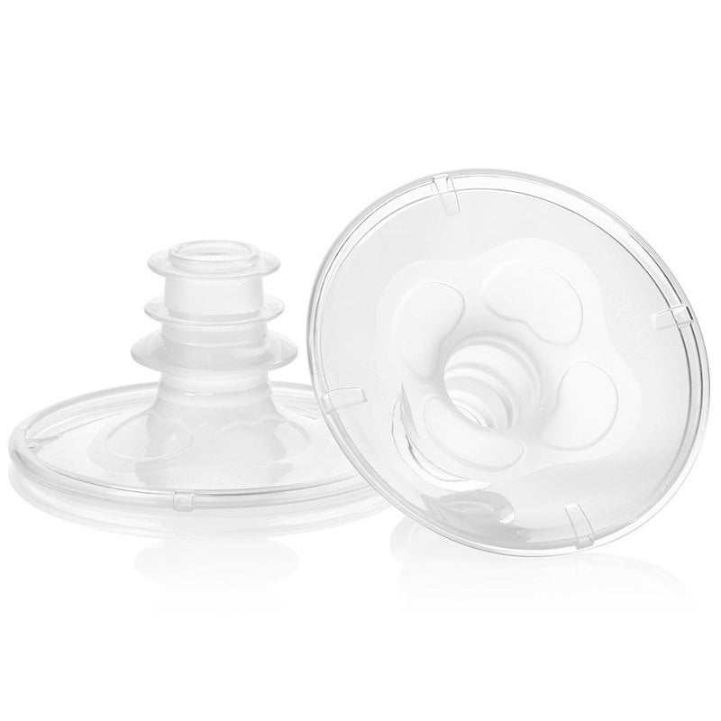 evenflo Evenflo Feeding 2 Piece AdvancedFit Flange System with Access to Instructional Video XSmall 210mm Pack of 2
