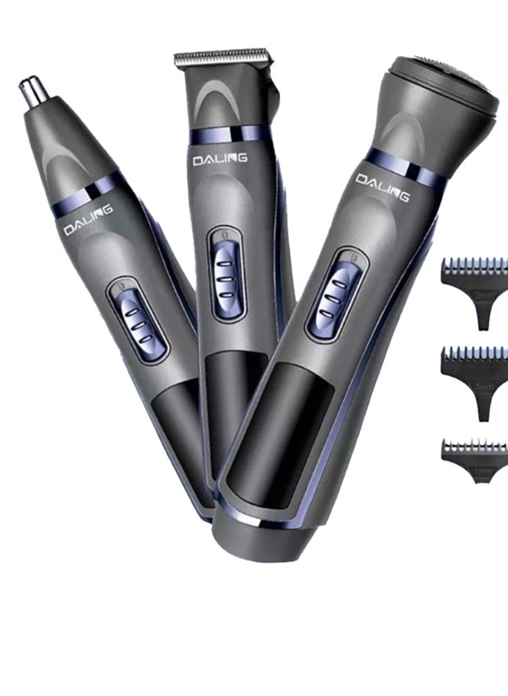 Daling DL-9205 3-in-1 Body Trimmer for Men,ShowerProof Body Shaver Groomer for Sensitive Areas, Safe All-in-One Style Kit for Body, Underarms, Beard, Face, Nose Hair  - Image 1