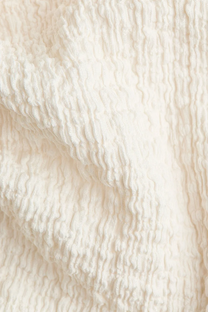 H&M Crinkled halterneck top