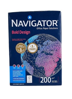 Navigator Navigator 989477 A4 200 Gsm 150 Sheets Ultra White Office Papers  - Image 1