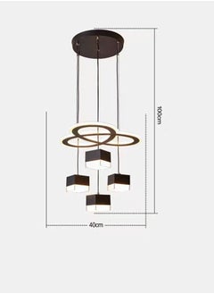 Modern Creative Design Iron and Acrylic Pendant Ceiling Lamp Artistic Look Chandelier Ceiling Light Fixture for Living Room Bedroom Kitchen Home Office 40x100 cm - pzsku/Z0EE021317AD21C439AA4Z/45/_/1668418842/4571d799-0281-4820-ac50-50233ebacae1