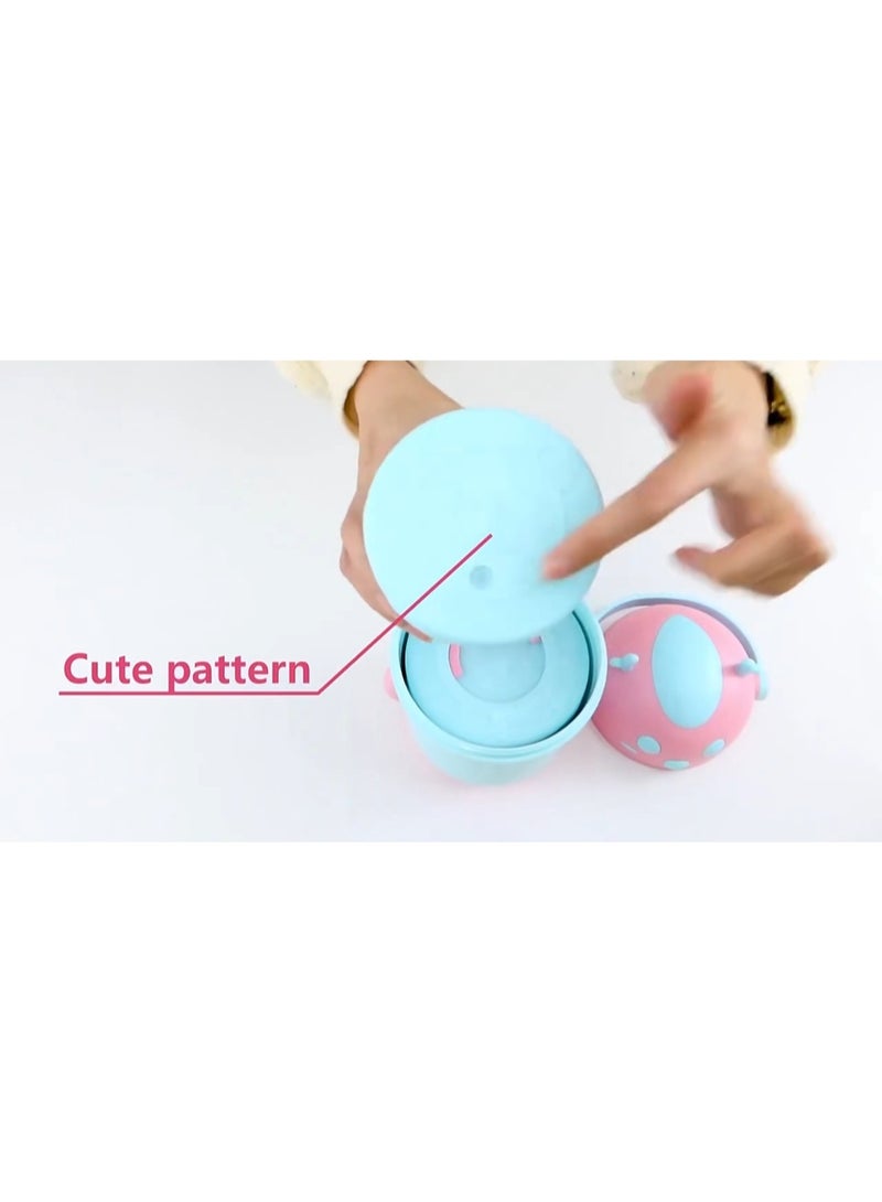 اي ديد حافظة طعام للأطفال، شكل غزال جميل خالٍ من مادة BPA، يتضمن 3 أوعية، 220 ملم، 400 ملم، 400 ملم، مصنوع من الفولاذ المقاوم للصدأ SUS 304، مصنوع من مواد آمنة للأطفال - Image 5