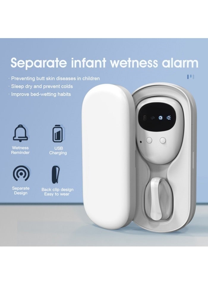 JYX-735 Split elderly and toddler urine alarm rechargeable wireless bedwetting alarm sound vibration  - Image 2
