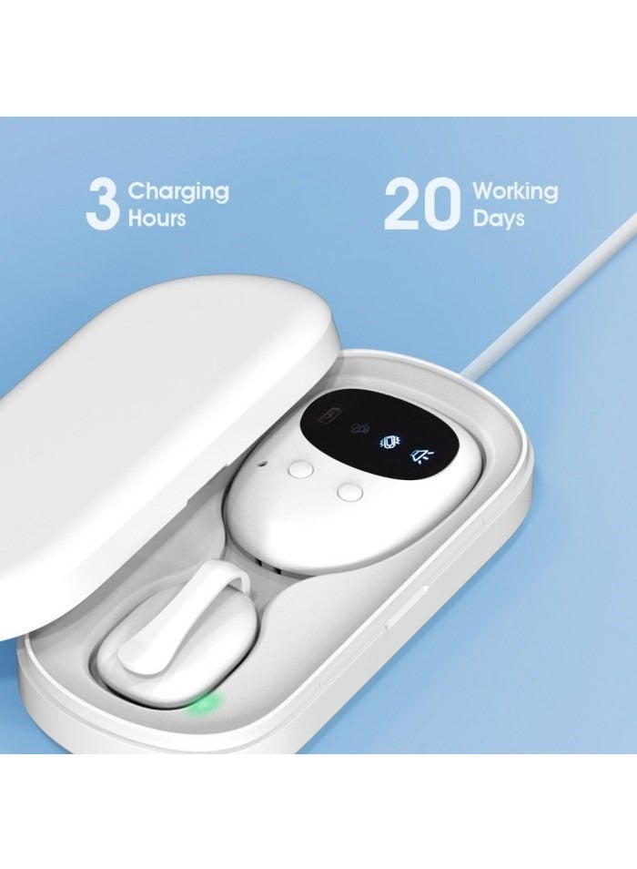 JYX-735 Split elderly and toddler urine alarm rechargeable wireless bedwetting alarm sound vibration  - Image 5