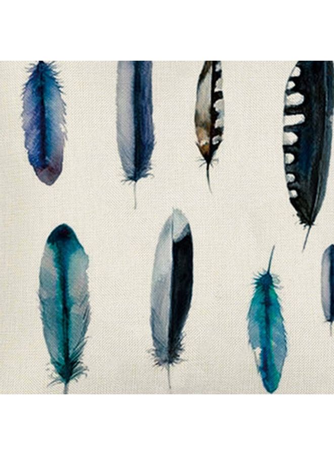 NIBEMINENT Printed Cotton Cushion Cover Multicolour 25x25cm - Image 2