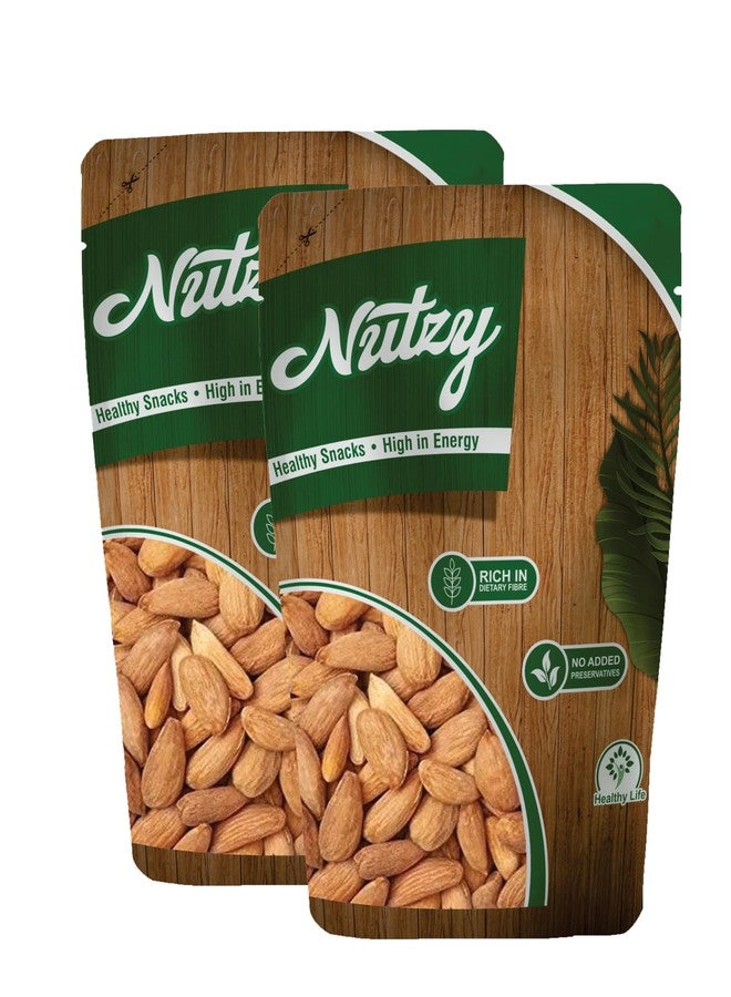 Nutzy Premium Almonds (Gurbandi Almonds, 400g) - Image 1