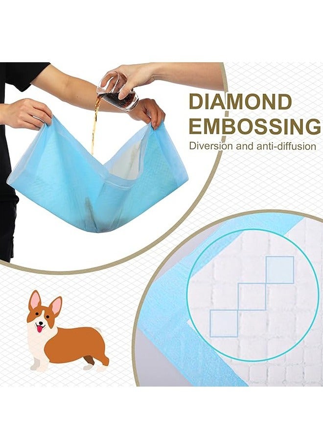 Disposable Puppy Pads 5 Layer Pee Pads for Dogs, Absorbent Diaper Changing Pad, Dog Potty Training Supplies, Potty Pads, Dog Pads Diapers Leak-Proof  Pee Pads Quick Dry Pet Housebreaking Essentials for Puppies - Image 5