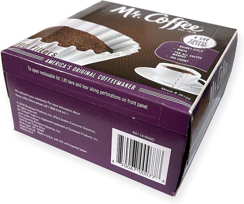 Mr. coffee Coffee Filter 100 Filters, 395g - Pack of 1, min 2 yrs warranty - Image 3