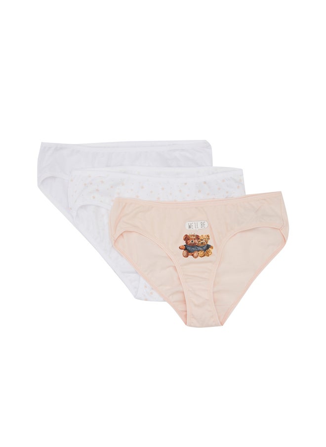 DeFacto - Girl Regular Fit Underwear Slip - 3 Pack - Image 1