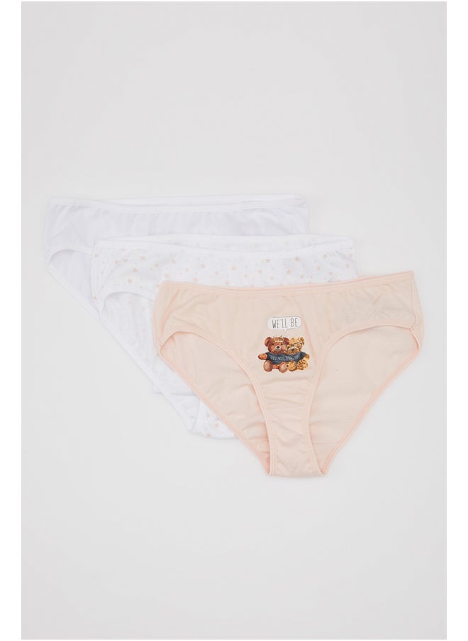 DeFacto - Girl Regular Fit Underwear Slip - 3 Pack - Image 1