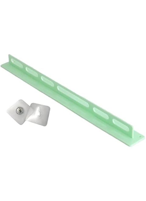 Glasses Holder, Eyewear Display Rack Hanger, Wall Mounted,Acrylic Sunglasses Organizer for Entryway Shelf Wardrobe Door, Green