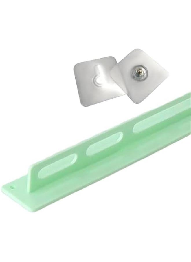 Glasses Holder, Eyewear Display Rack Hanger, Wall Mounted,Acrylic Sunglasses Organizer for Entryway Shelf Wardrobe Door, Green