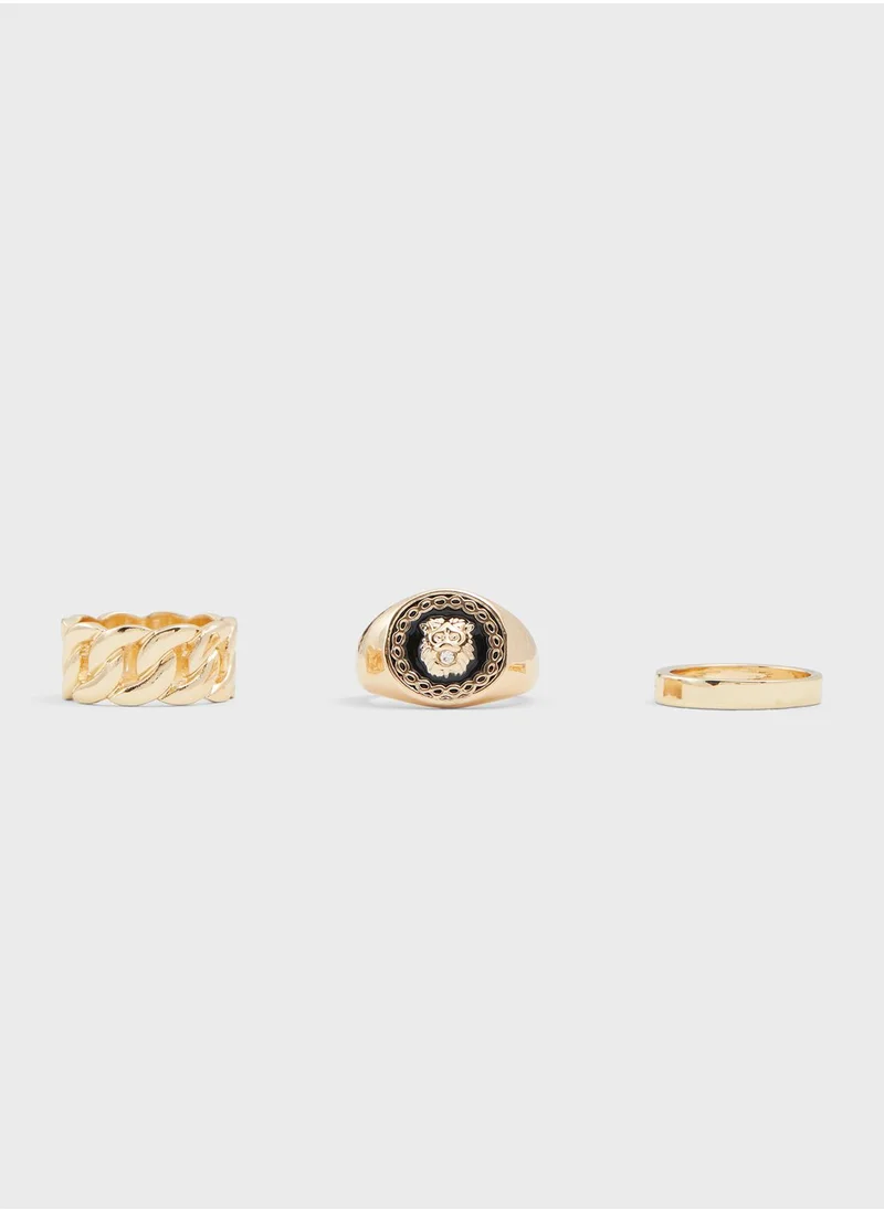 ALDO Woe Rings Set