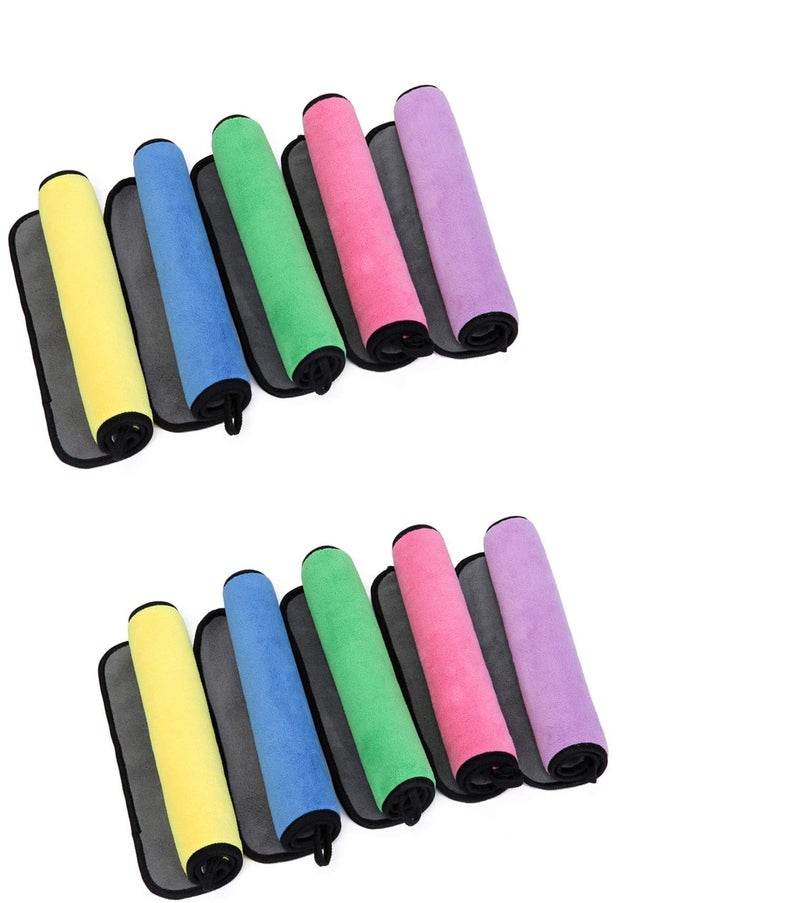 OAN Microfiber Car Cleaning Cloth for Detailing & Polishing 800 GSM, 40x30 CM Pack of 10 - Image 1