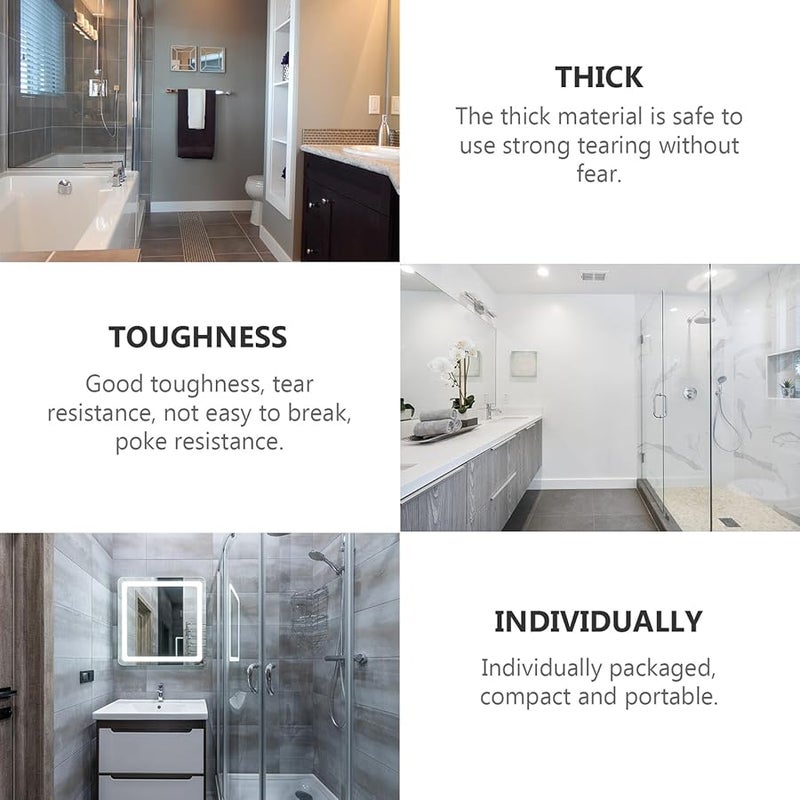 أغطية مقاعد المرحاض القابلة للتخلص منها، محمولة ومقاومة للماء، عبوة من 10 قطع، للاستخدام أثناء السفر وبعد الولادة - Image 5