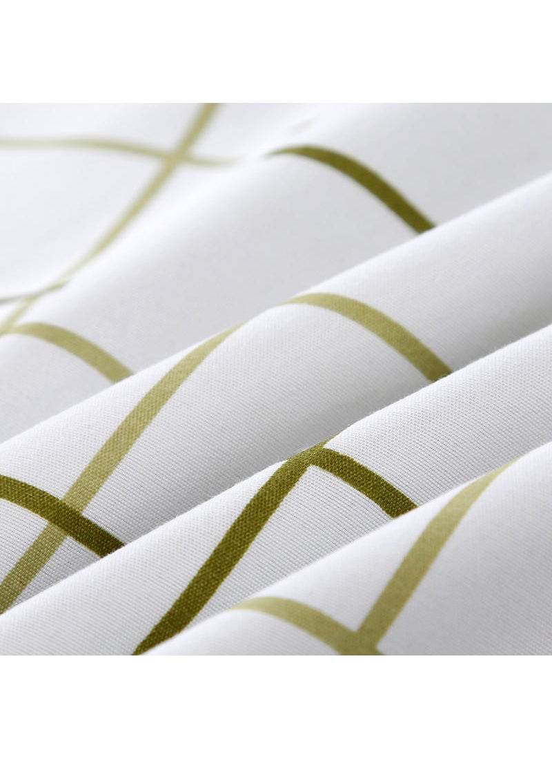 Sharpdo Sharpdo 4-Pieces Bed Sheet Set Polyester Soft Quilt Cover With 1Quilt Cover 200*230cm 1 Flat Sheet and 2 Pillowcases  - Image 5