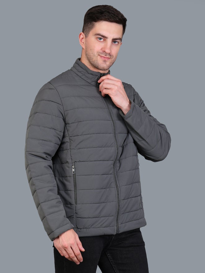 فورت كولينز جاكيت بومبر مبطن رجالي رمادي فورت كولينز - Image 4