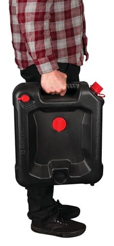 Performance Tool W4077 16-Quart Oil Drain Container, Deep Drain Well, Integrated Handles, Sealing Rubber Gaskets, Black - Image 5