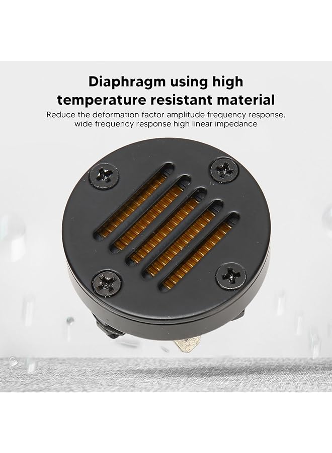 Generic Tweeters For Car, 3Khz To 33Khz Black Super Tweeter Unit Amt 40 Black Audiophile Hifi Speakers Super Tweeter For Studio, Multimedia, Automotive, Home, Etc.  - Image 4
