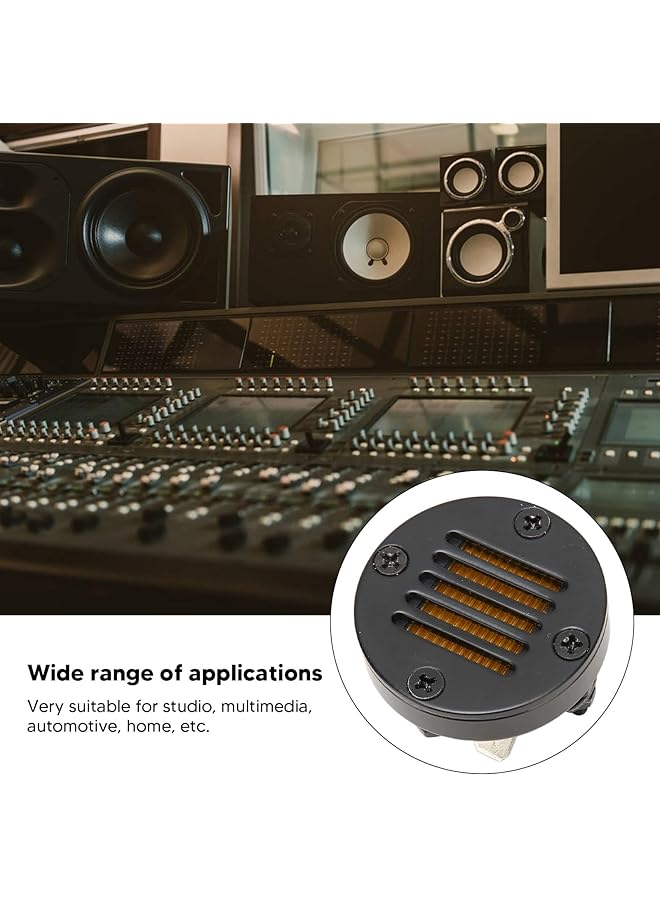 Generic Tweeters For Car, 3Khz To 33Khz Black Super Tweeter Unit Amt 40 Black Audiophile Hifi Speakers Super Tweeter For Studio, Multimedia, Automotive, Home, Etc.  - Image 2