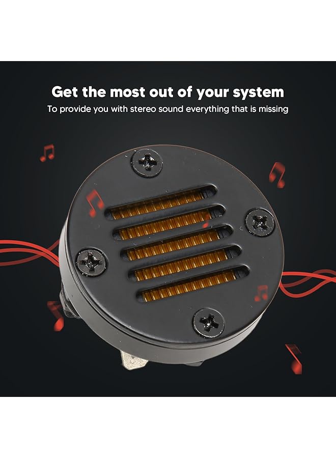 Generic Tweeters For Car, 3Khz To 33Khz Black Super Tweeter Unit Amt 40 Black Audiophile Hifi Speakers Super Tweeter For Studio, Multimedia, Automotive, Home, Etc.  - Image 3