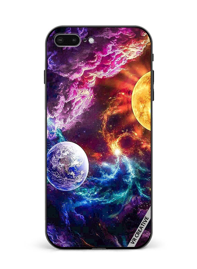 VR CREATIVE Protective Case Cover For Apple iPhone 7 Plus/8 Plus Beautiful Galaxy Design Multicolour - Image 1