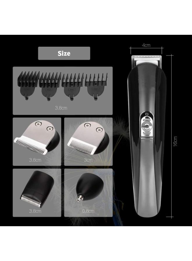 Kemei KM600 11-In-1 Super Grooming Kit Black/Grey/White - Image 5
