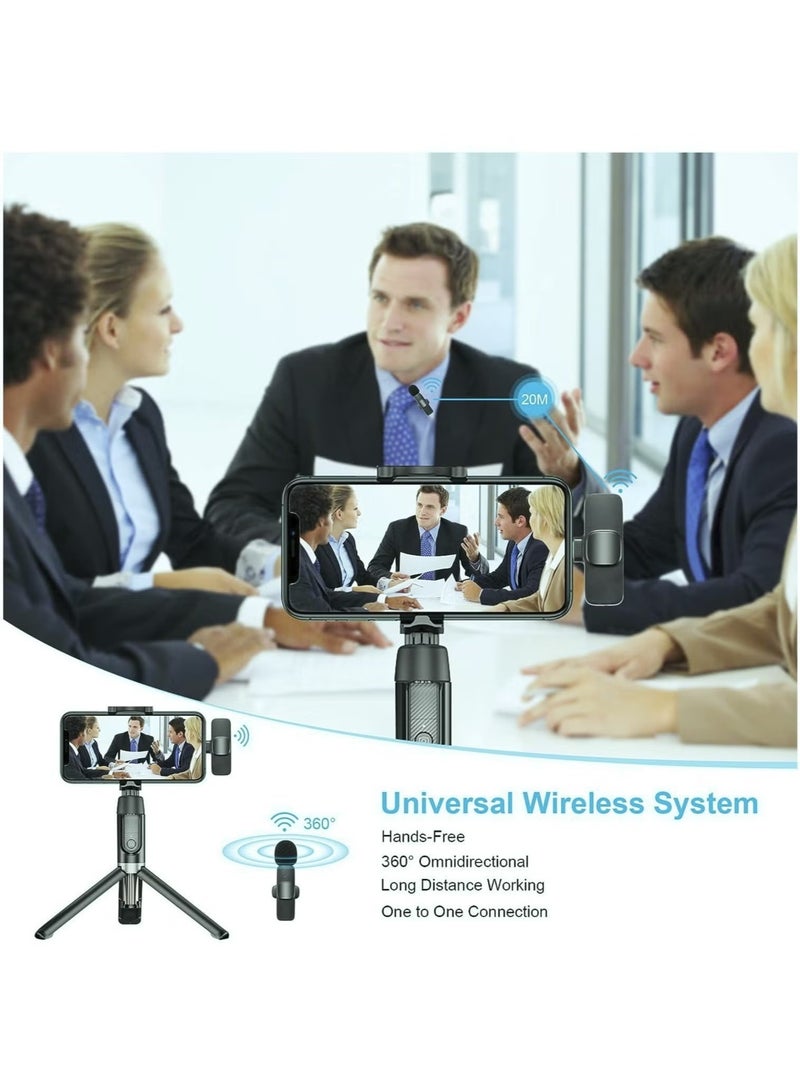 Wireless Lavalier Microphone for iPhone, iPad Black - Image 5