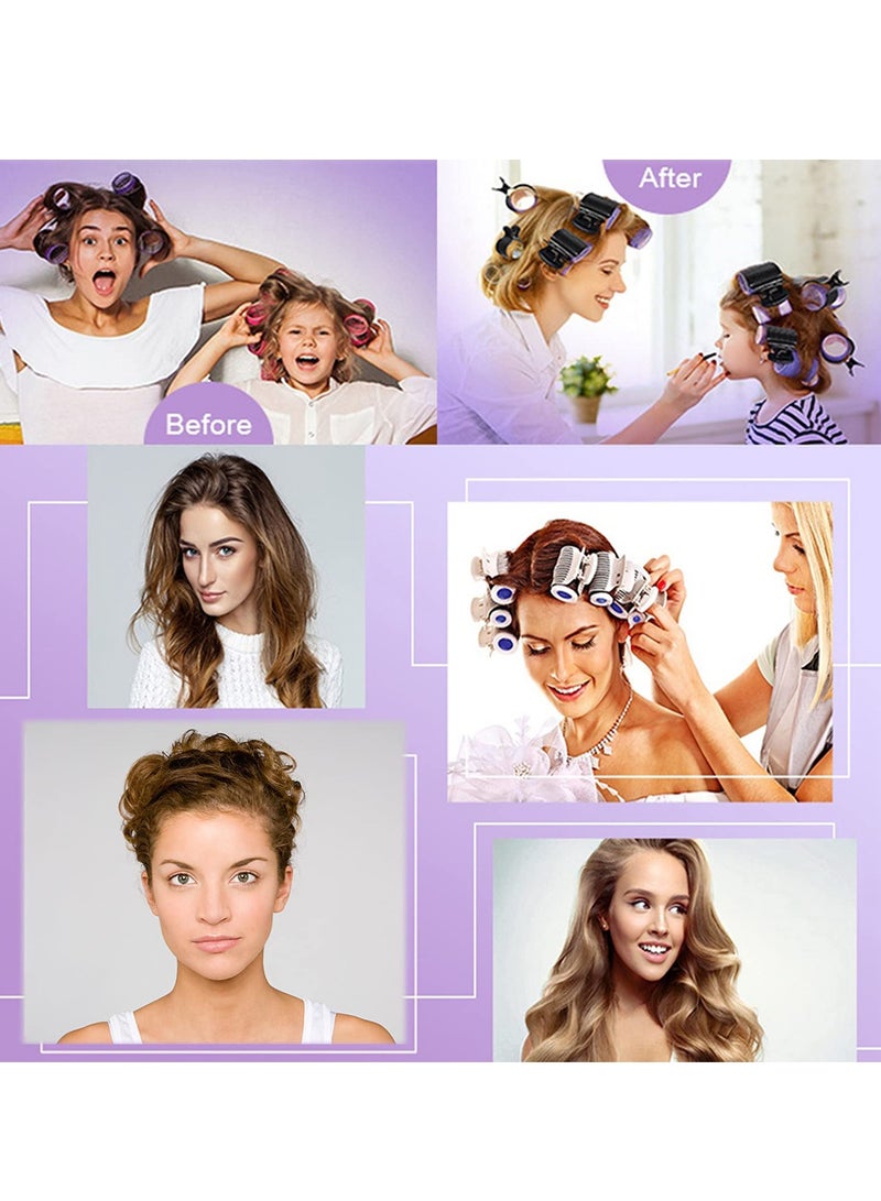 KASTWAVE 12 Pieces Hair Roller Clips,Hair Curler Claw Clips for Hair Styling,Replacement Hot Roller Clips for Small, Medium, Large and Jumbo Hair Rollers,Professional Salon Hair Clips for Women Girls (White) - Image 2