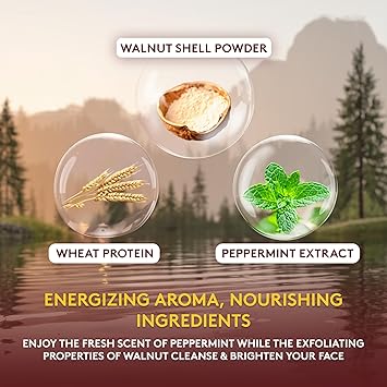 OKAY Pure Naturals Peppermint Facial Scrub 6 Ounce 017 kg - Image 3