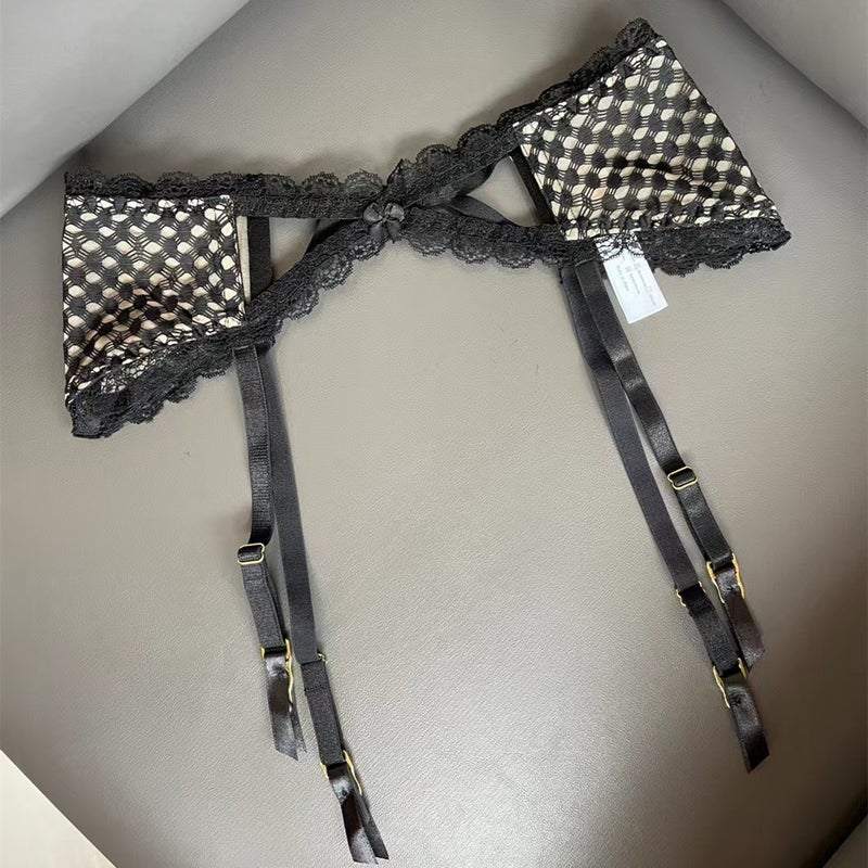 5317T New Classic Socks Clip Contrast Lace Women'S Garter Belt Hollow Single Button Lace - Image 1
