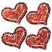 Rockcloud Heart Shape Crystal Pocket Stones Resin Puffy Heart Healing Crystal Stone Chips Energy Balancing for Home - Image 2