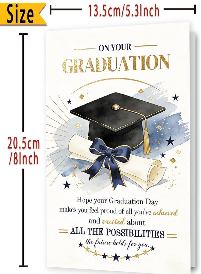 FANCYLUCKY Inspirational Graduation Gift for High School College Grad, Graduation Card for Him Her, Motivational Congratulations Gift for Family Kids Friends - Image 3